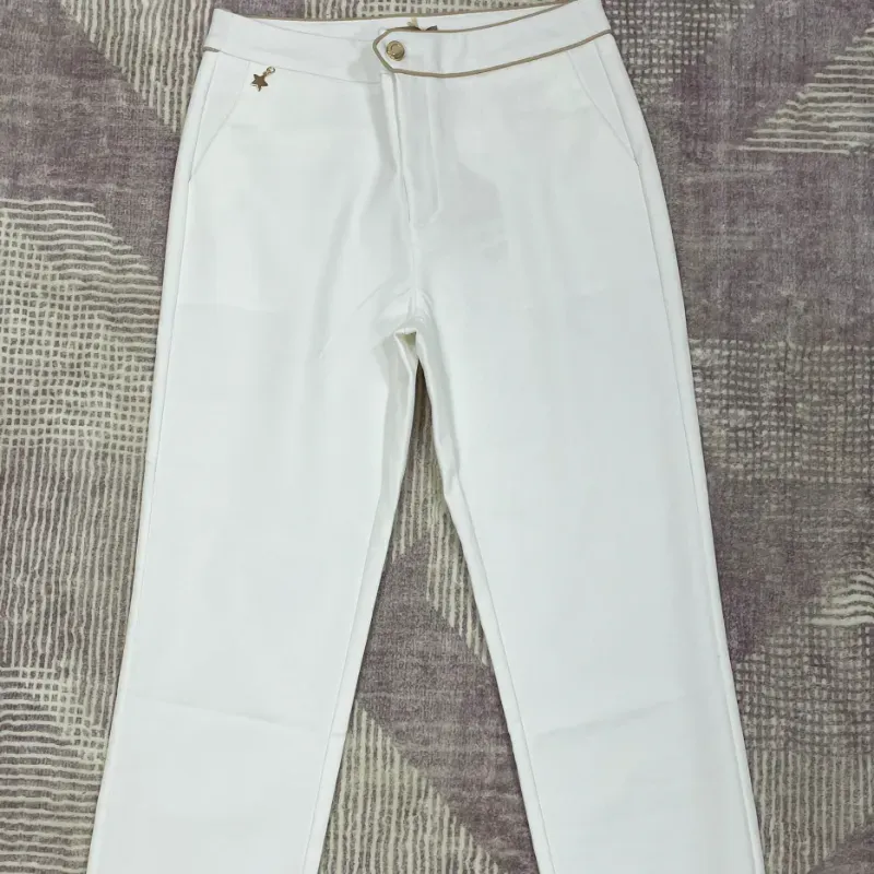 Pantalón de vestir blanco