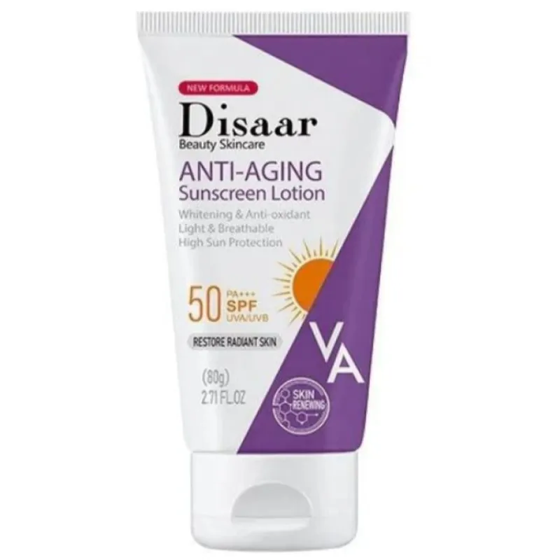 Protector solar facial antiedad de la marca Disaar.