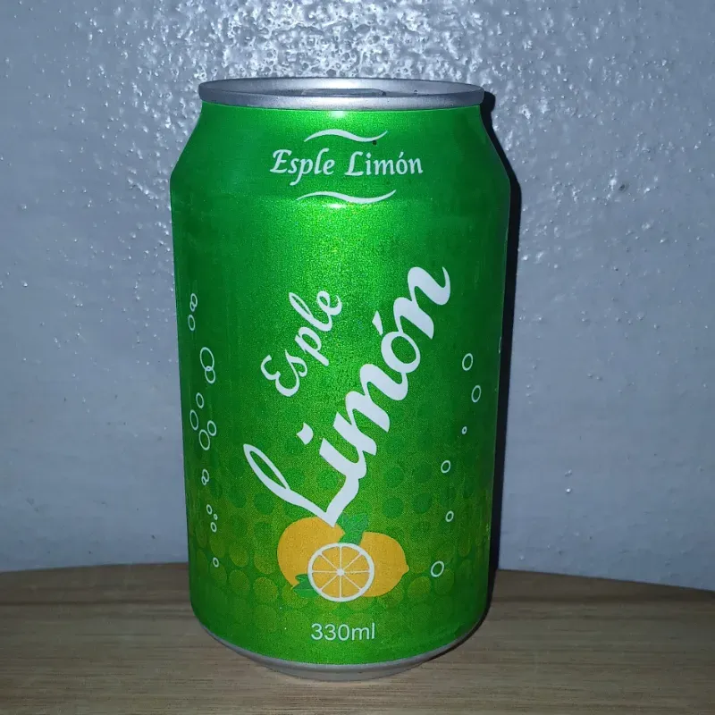 Refresco gaseado Esple sabor limón, 330 ml
