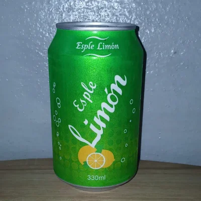 Refresco gaseado Esple sabor limón, 330 ml