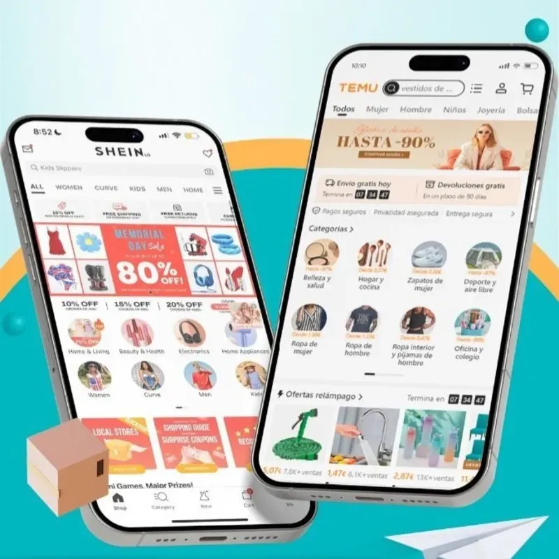 Encargos Shein y Temu