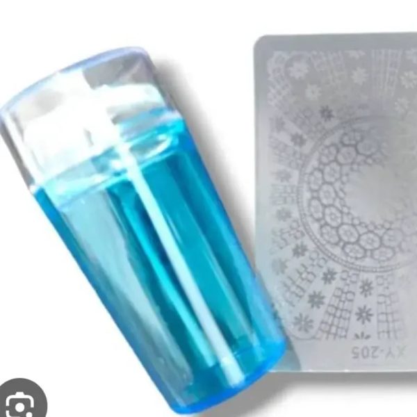Set de cuño con placa