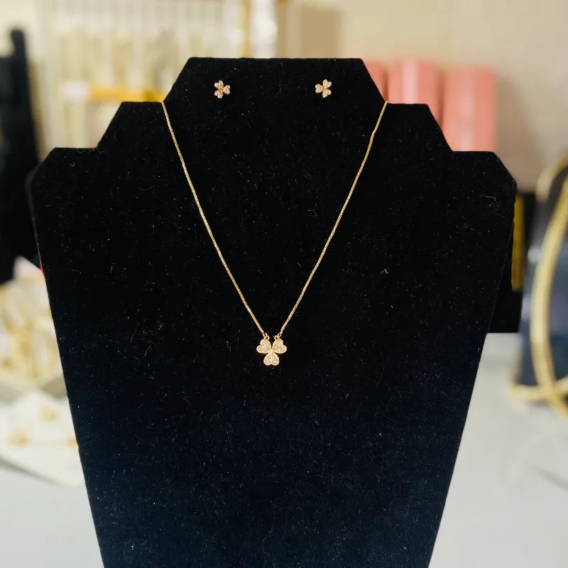 Set de cadena y aretes ✨