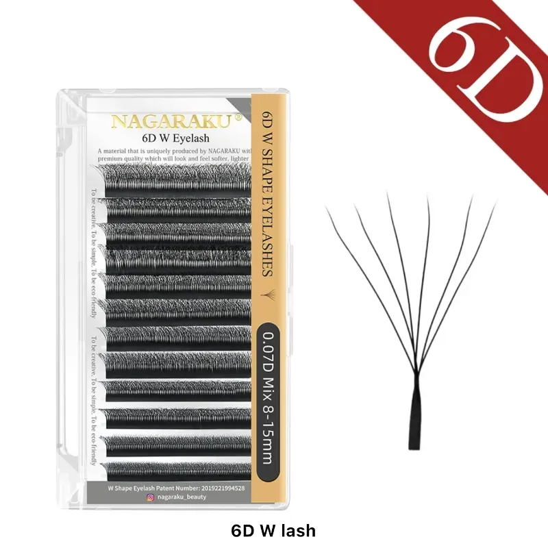 Pestaña 6D 0.07D mixtas