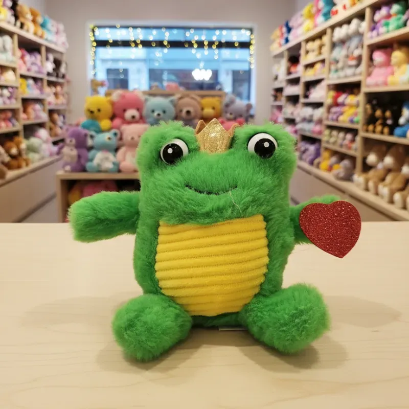 Peluche de ranita pequeño