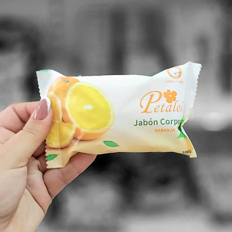 Jabón corporal de naranja. PETALOS