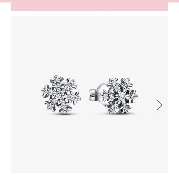 Aretes de Copo de Nieve