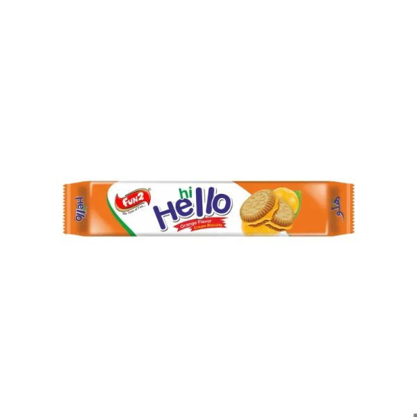 Galletas Hi Hello  relleno naranja 