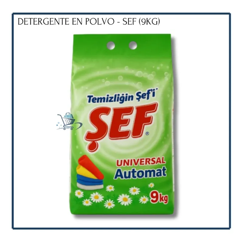 Detergente en Polvo Universal - Sef (9.0Kg)