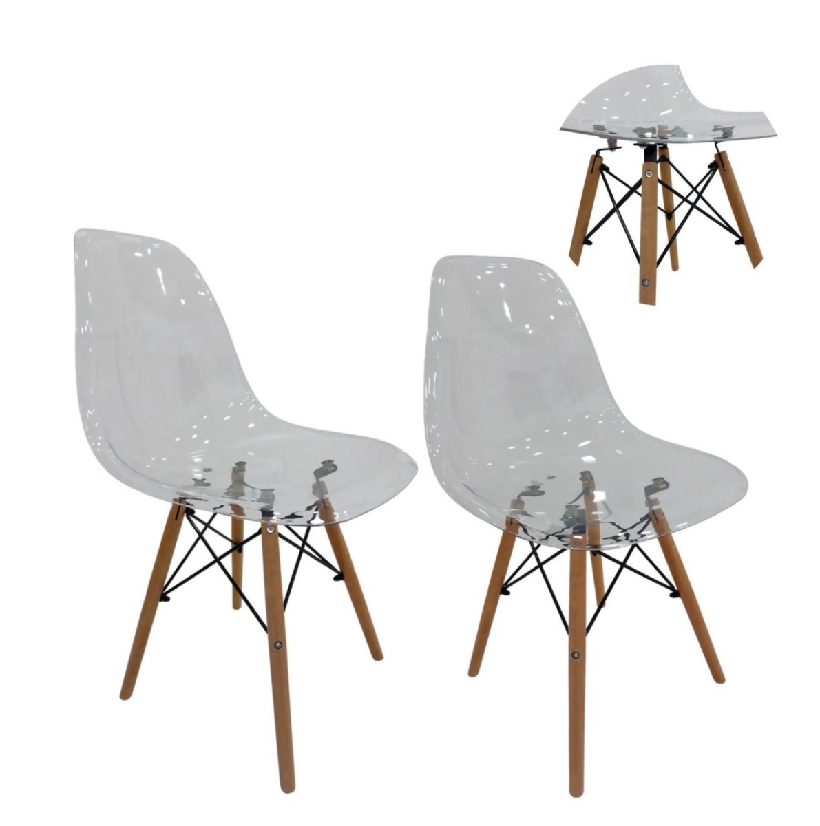 Sillas de acrilico transparente