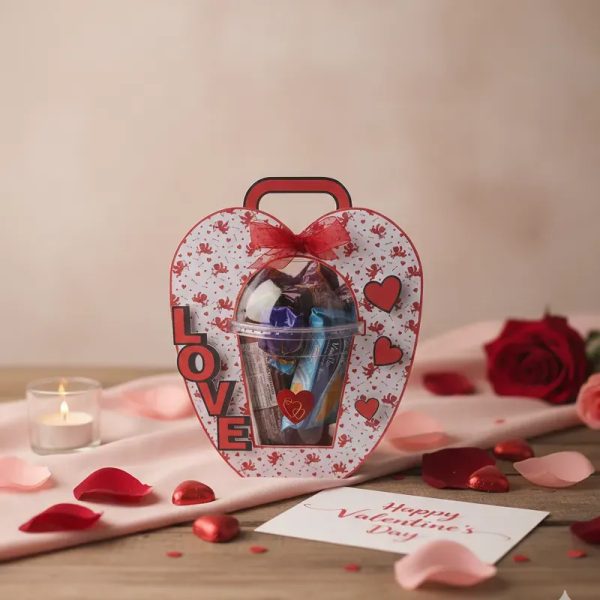 Estuche de vaso domo con chuches