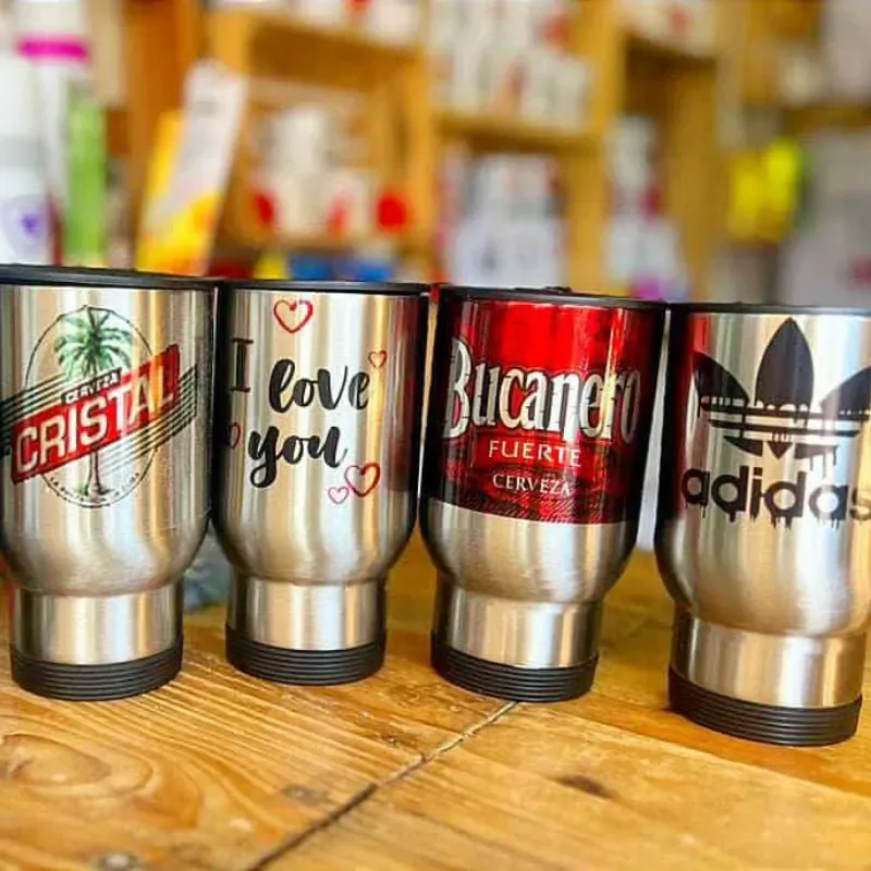 Jarras térmicas plateadas