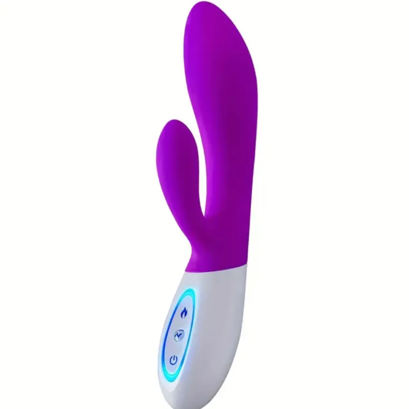 Vibrador de Conejo con Calefacción