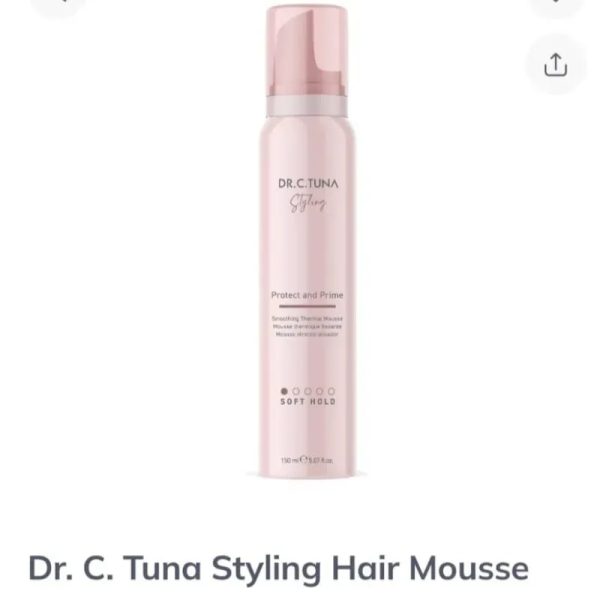 Mousse térmico alisador y protector