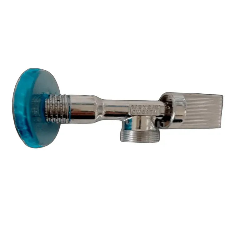 Llave de escuadra 1/2 x 1/2 rosca M . Cierre 1/4 de vuelta antical