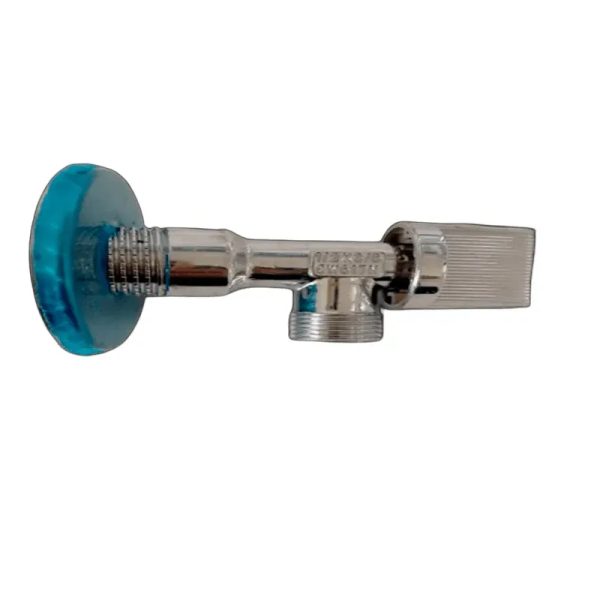 Llave de escuadra 1/2 x 1/2 rosca M . Cierre 1/4 de vuelta antical
