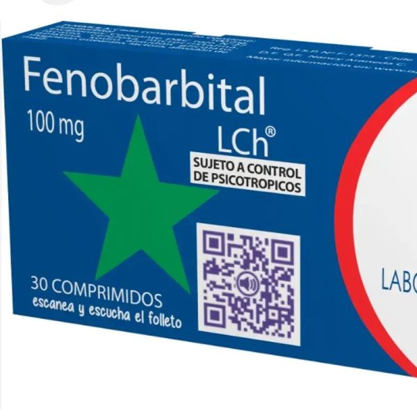 Fenorbabital de 100 mg de 10 Tabletas