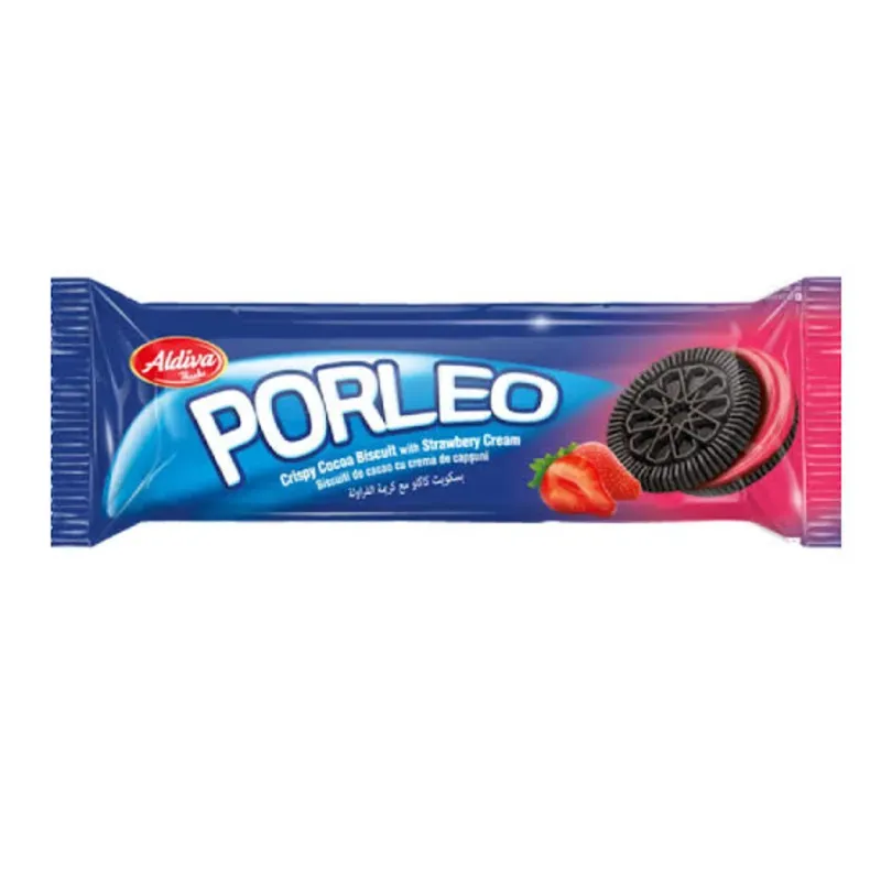 Galletas Porleo de Chocolate-Fresa 50g