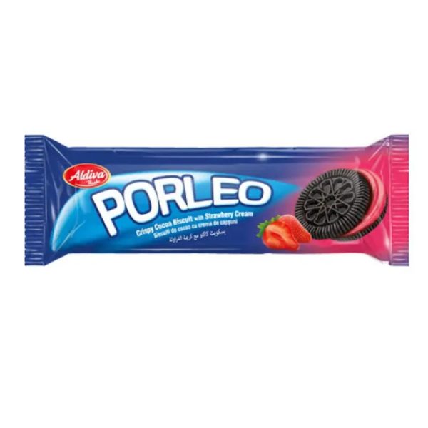 Galletas Porleo de Chocolate-Fresa 50g