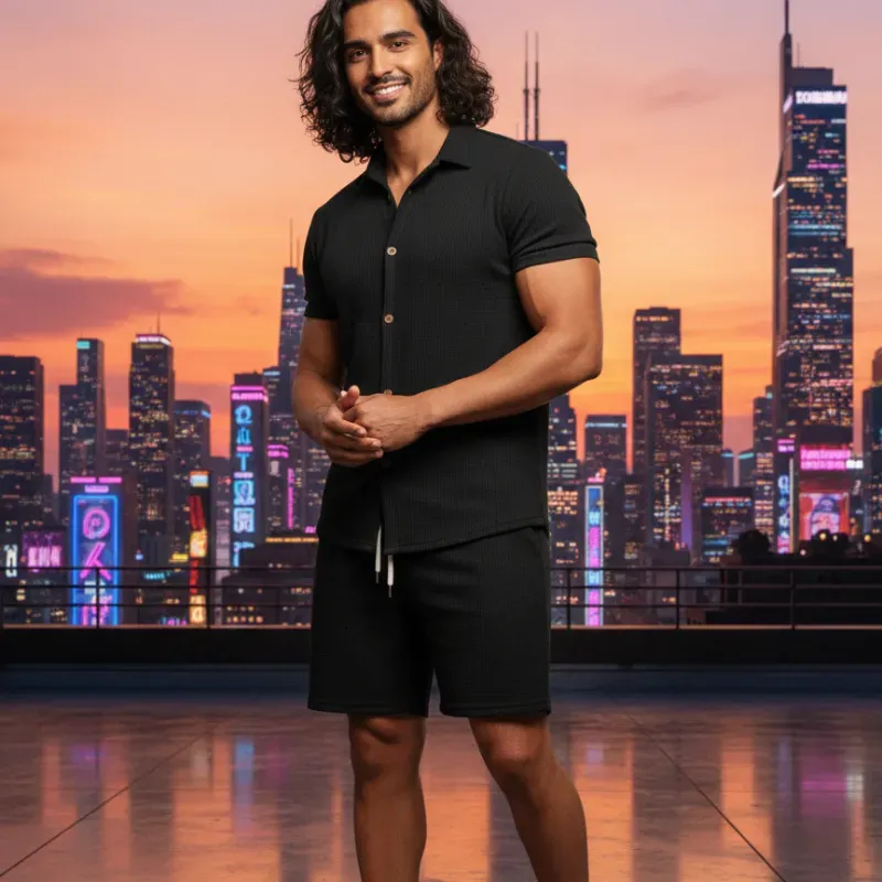 Conjunto de short de hombre