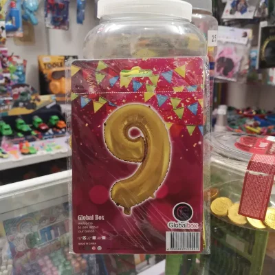 Globos de número 9