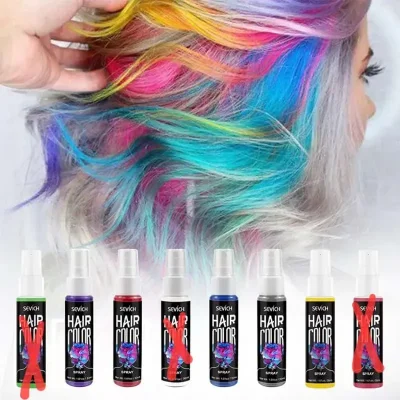  Spray de colores para el cabello  