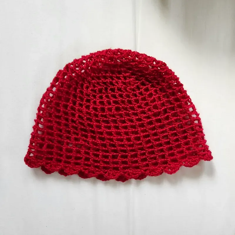 Mesh Hat/ Casquette rojo vino