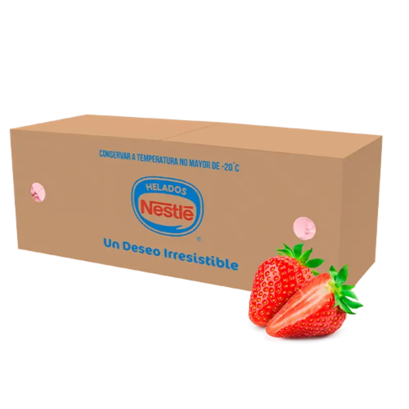 Helado Sabor Fresa