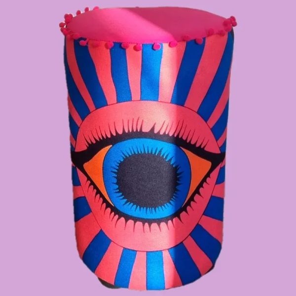 Puff Ojo fucshia