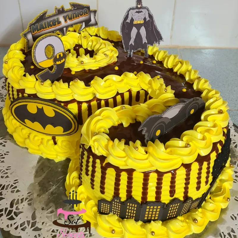 Torta en forma de número