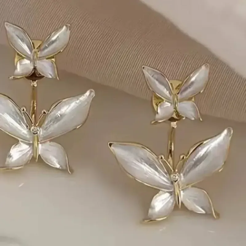 ARETES MEDIANOS TEMA MARIPOSAS
