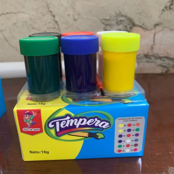 Acuarela 6 colores