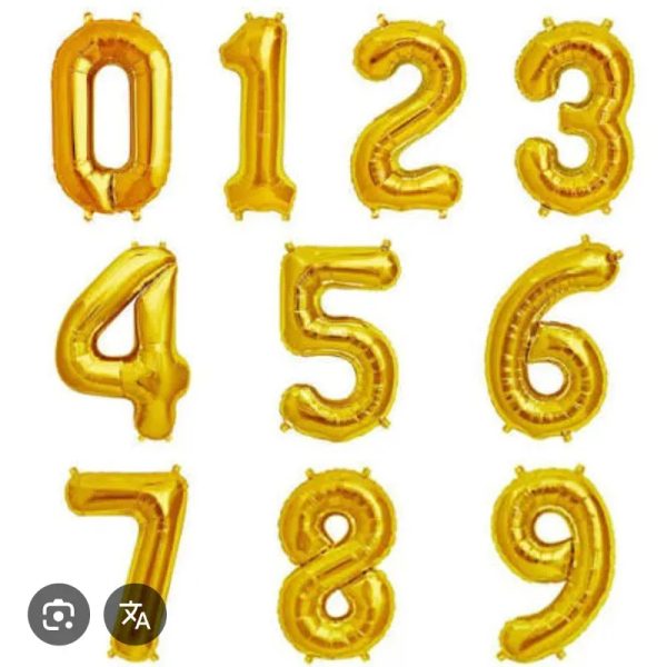 Globos de números