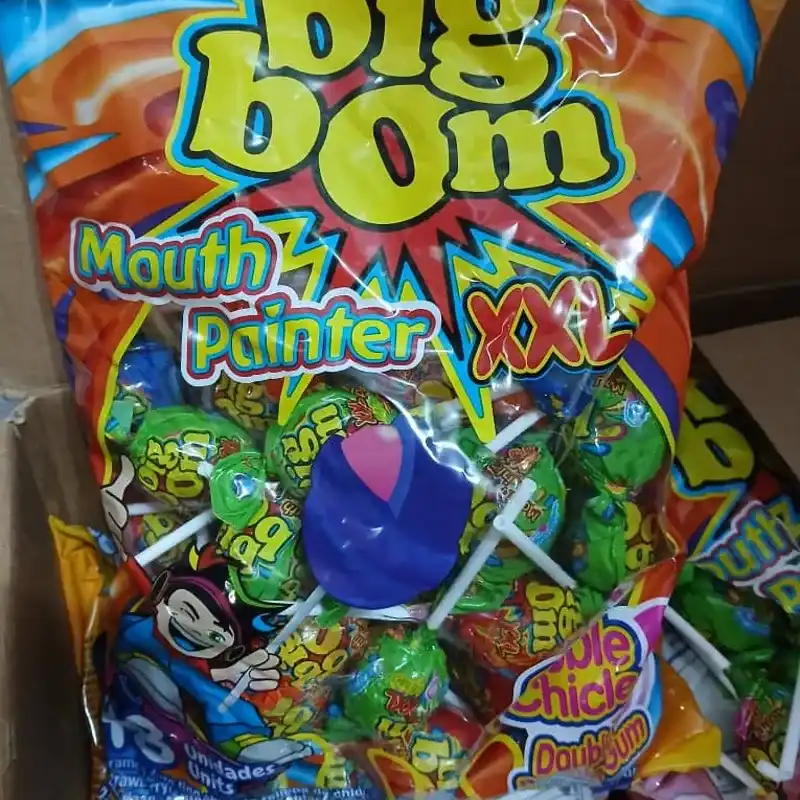 Paquete Chupas Grandes con Chicle