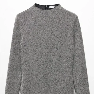 Vestido corto con mangas