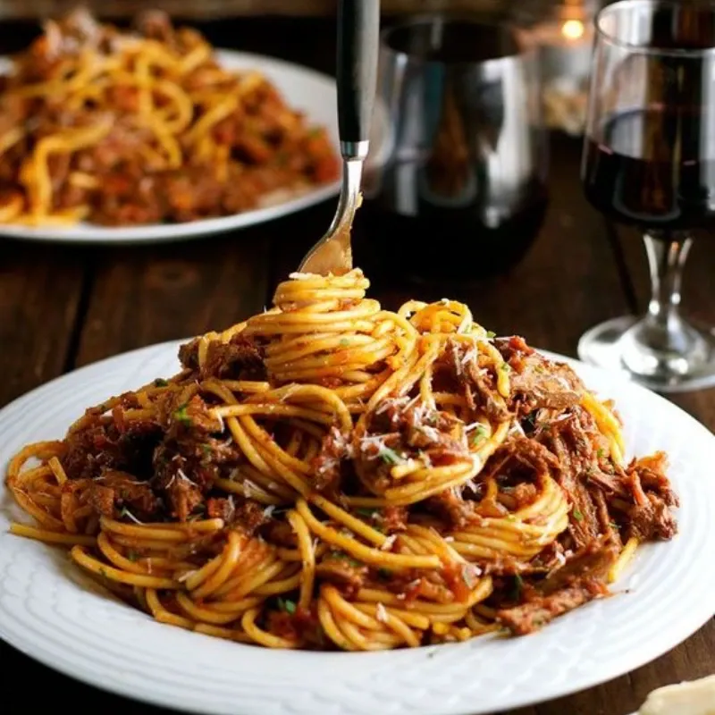 Pasta Ragu de Cerdo