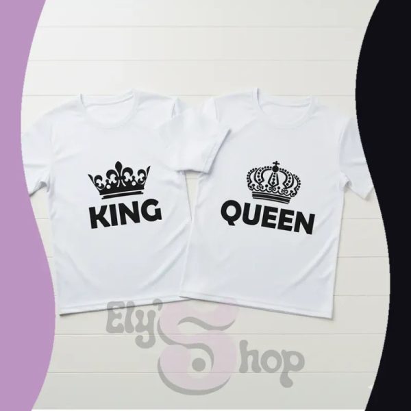 Pullover de pareja King Queen