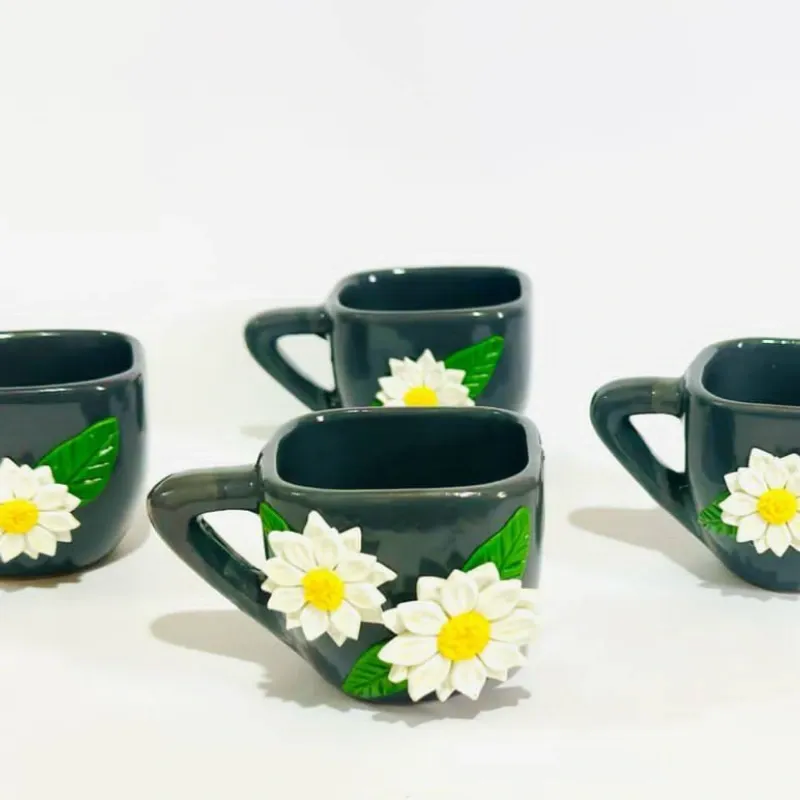 Juego de 4 tazas para café