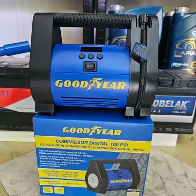 COMPRESOR DE AIRE PORTATIL GOODYEAR 12v 100 psi