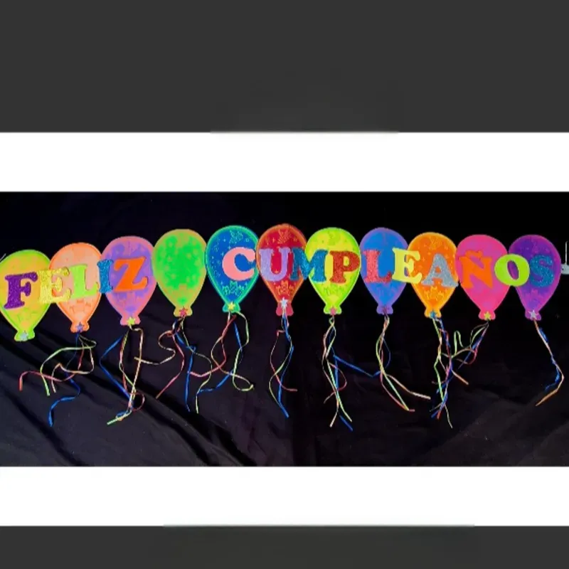 Cartel de Feliz Cumpleaños.