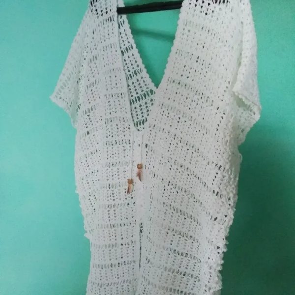 Pareo con conchas.
