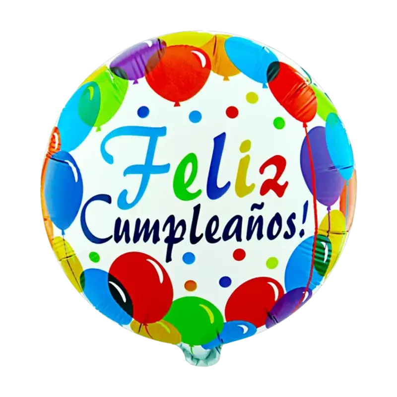 Globo de feliz cumpleaños de 18" 02