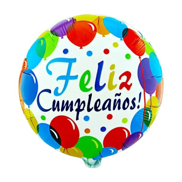 Globo de feliz cumpleaños de 18" 02