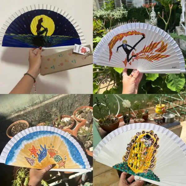 Abanicos Pintados a mano✨