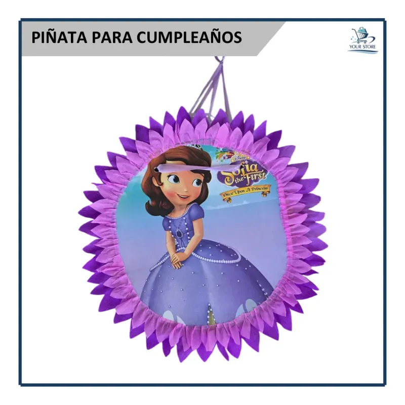 Piñata para Cumpleaños Princesa Sofía