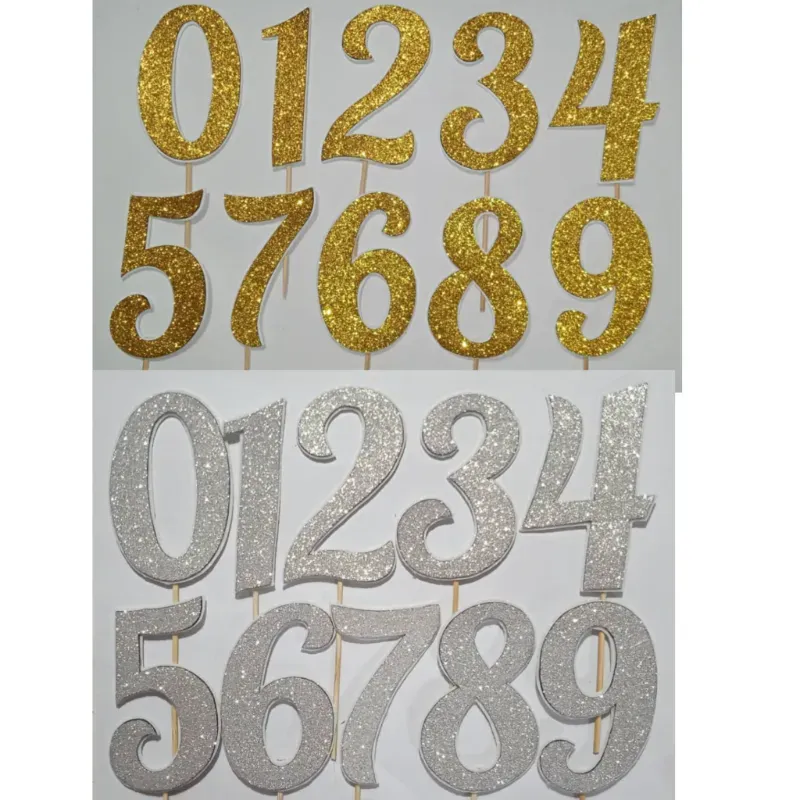 Número de foami con brillo