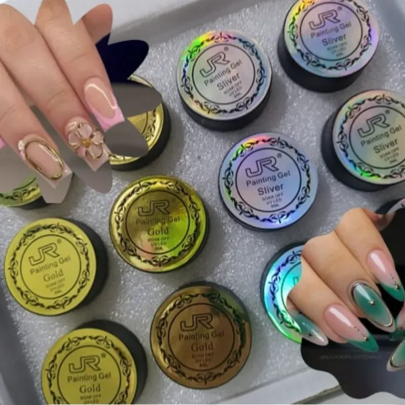 Painting metálico JR 8 ml  Plateado