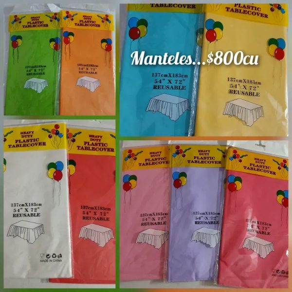 Manteles mate