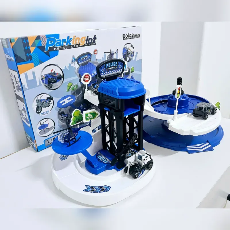 Garaje/Estacionamiento de metal serie policía