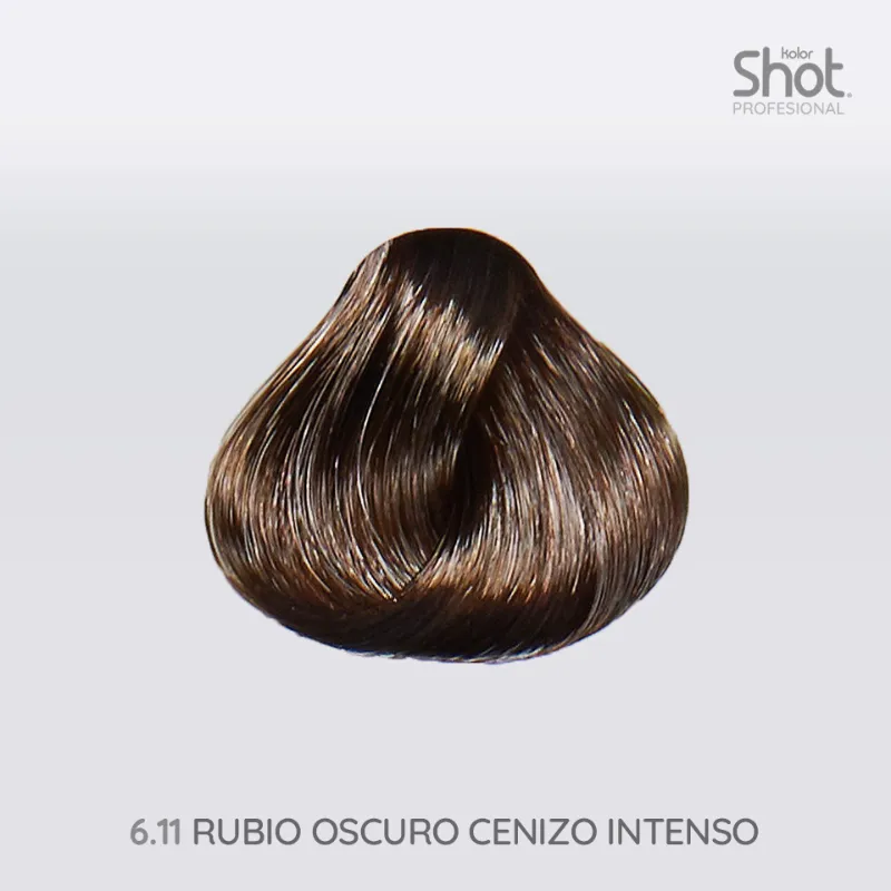 Tinte Rubio Oscuro Cenizo Intenso 6.11